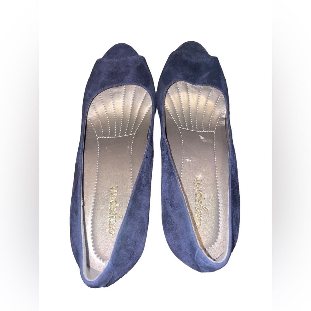 Easyspirit size 8.5 purple suede heels - Picture 5 of 7